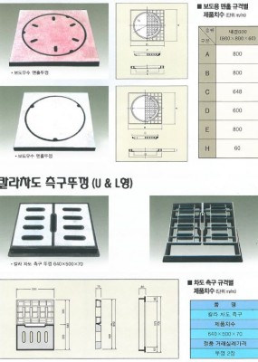 보도용 칼라 & 칼라차도